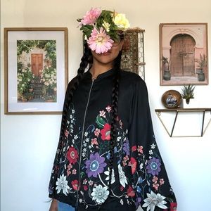 Floral lightweight jacket